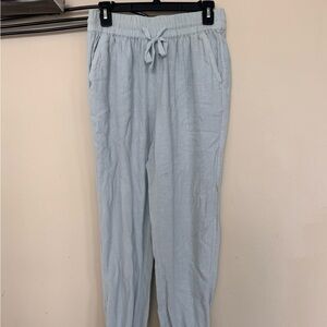 Wonderly Sky Blue Drawstring Pants